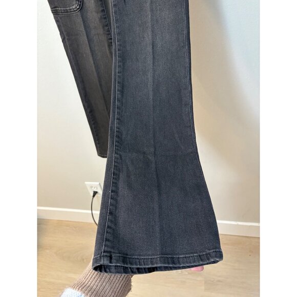 NEW Anthropologie Pilcro Demilune Cargo Bootcut Black Mid-Rise Denim Jeans 24 - Picture 7 of 16